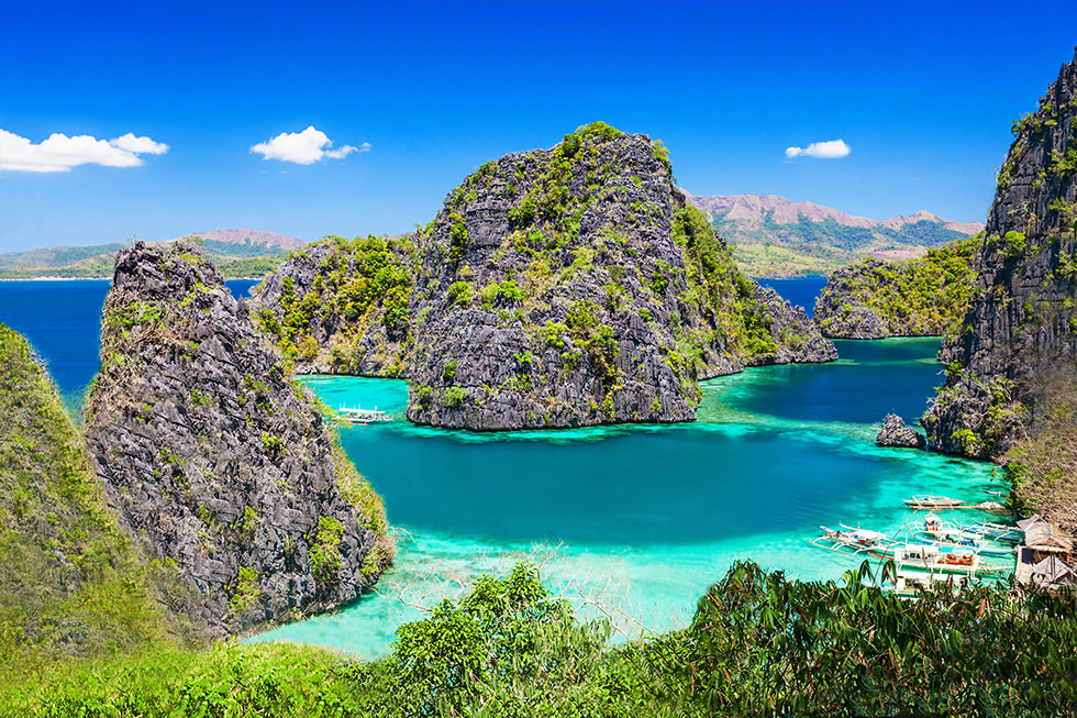 Aerial view of the Philippines