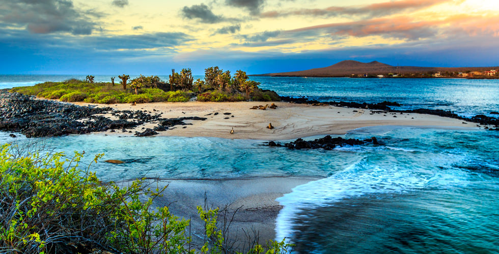 Landscape photograph of the Galapagos Islands
